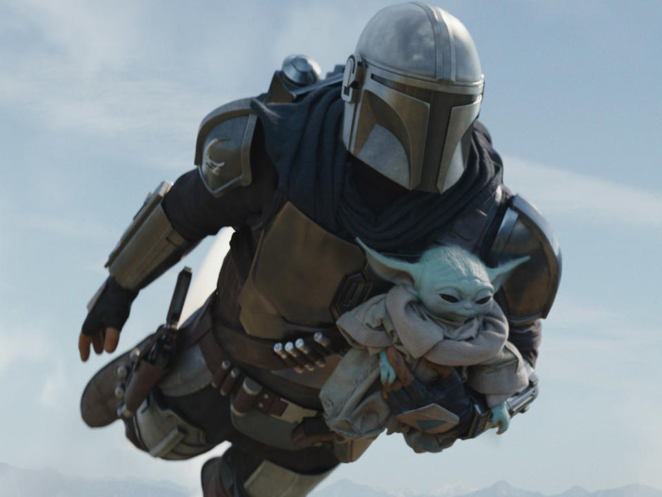 Das neue Traumduo aus dem "Star Wars"-Universum: Din Djarin alias "The Mandalorian" und Grogu alias "Baby Yoda" (Bild: Disney+/ Lucasfilm Ltd.&TM. All Rights Reserved.)