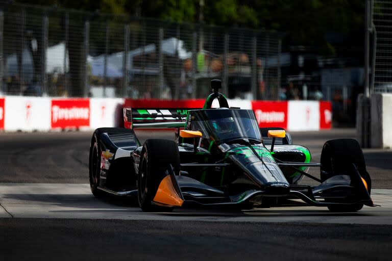 Agustín Canapino ocupa el puesto 20 del campeonato de IndyCar, la posición en a que terminó y largo en la carrera en Barber