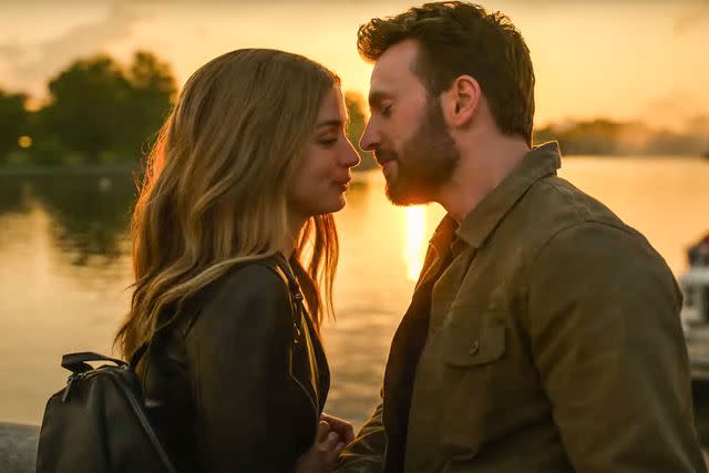 Apple TV + Ana de Armas and Chris Evans in 'Ghosted'