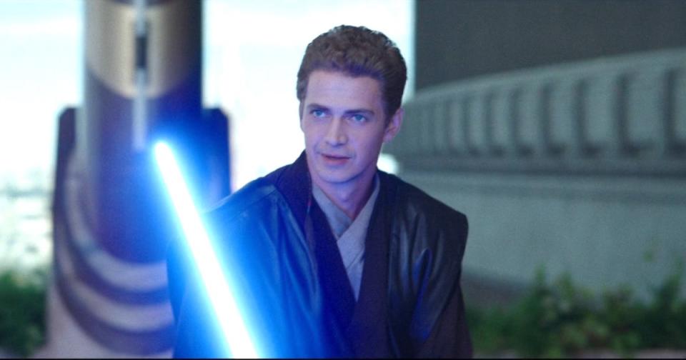 Anakin Skywalker (Hayden Christensen) in Obi-Wan Kenobi. (Image: Lucasfilm)