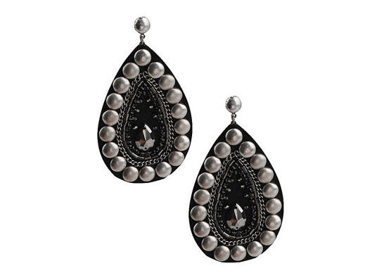 Embellished Teardrop Earrings