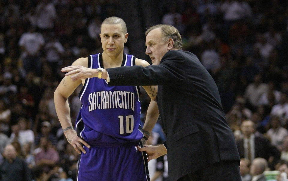 Mike Bibby and Rick Adelman