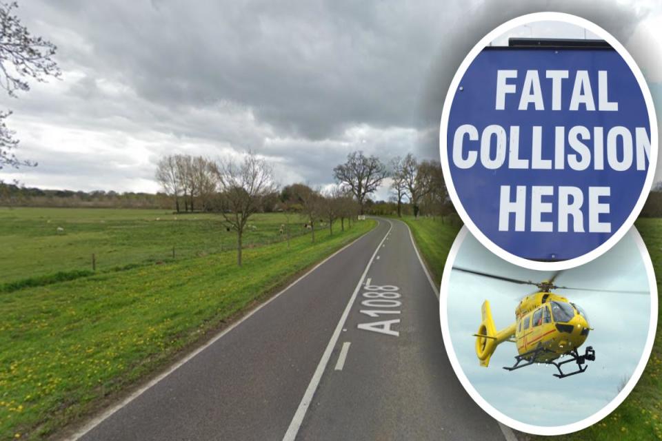 A man has died after a serious two-vehicle crash i(Image: Google Maps/Newsquest)/i