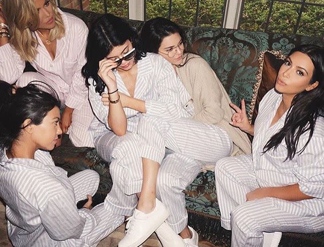 <p>We want these pyjamas plz. </p><p><a rel="nofollow noopener" href="https://www.instagram.com/p/9RkNQDhRnr/?taken-by=khloekardashian" target="_blank" data-ylk="slk:See the original post on Instagram;elm:context_link;itc:0;sec:content-canvas" class="link ">See the original post on Instagram</a></p>