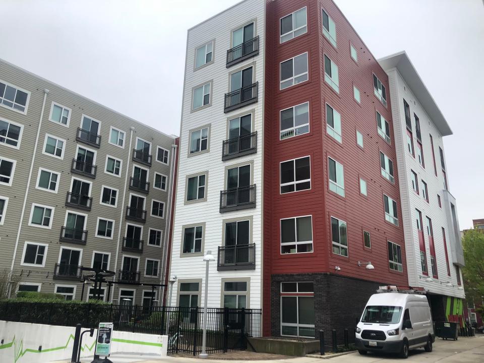 the exterior of AVA apartments in DC