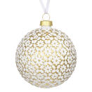 <p><strong>BUY NOW: <a rel="nofollow noopener" href="https://www.johnlewis.com/john-lewis-winter-palace-floral-tile-bauble-white/p3230591" target="_blank" data-ylk="slk:Winter Palace Floral Tile Bauble, £4, John Lewis;elm:context_link;itc:0;sec:content-canvas" class="link ">Winter Palace Floral Tile Bauble, £4, John Lewis</a></strong></p>