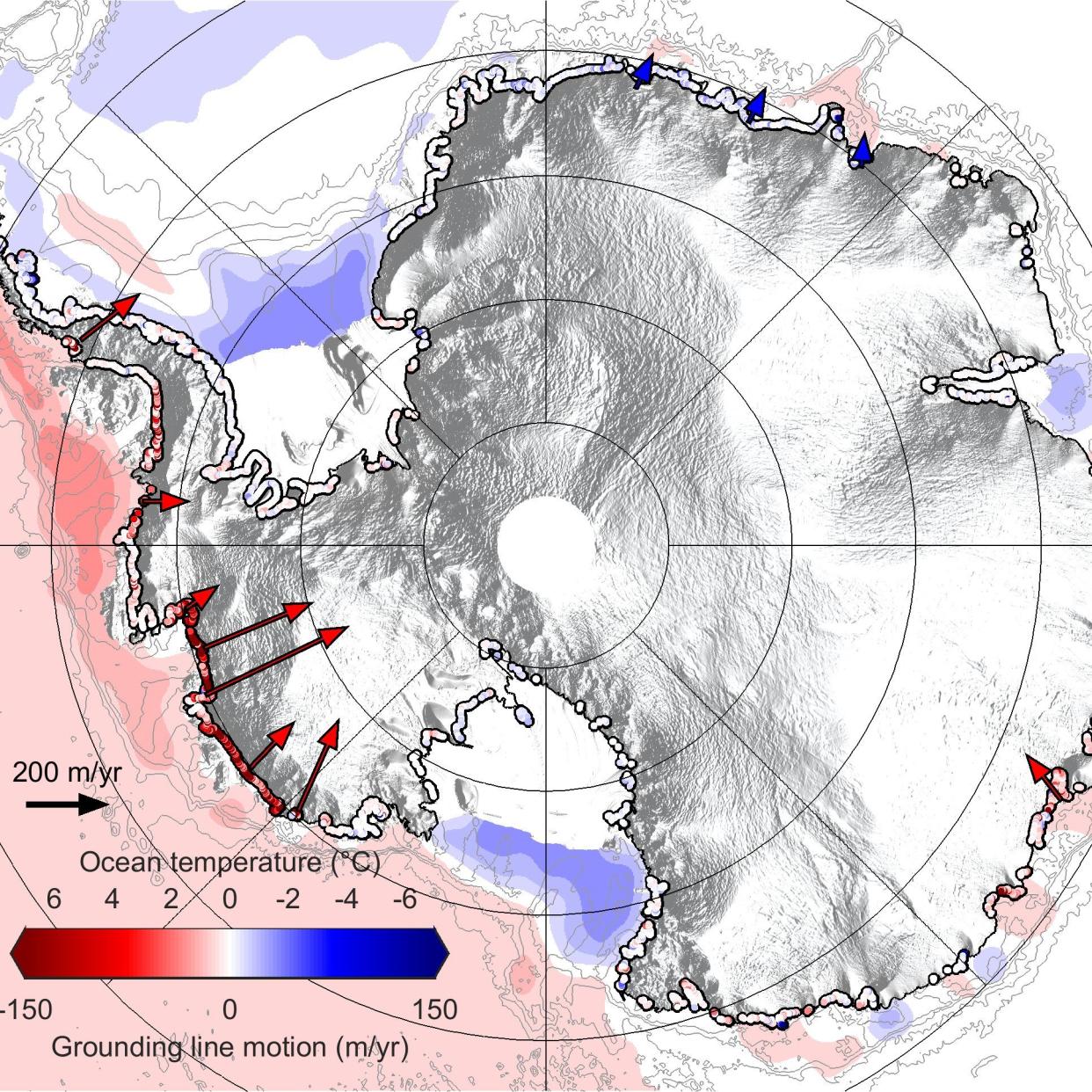 Ice sheets are in retreat - Hannes Konrad et al, University of Leeds