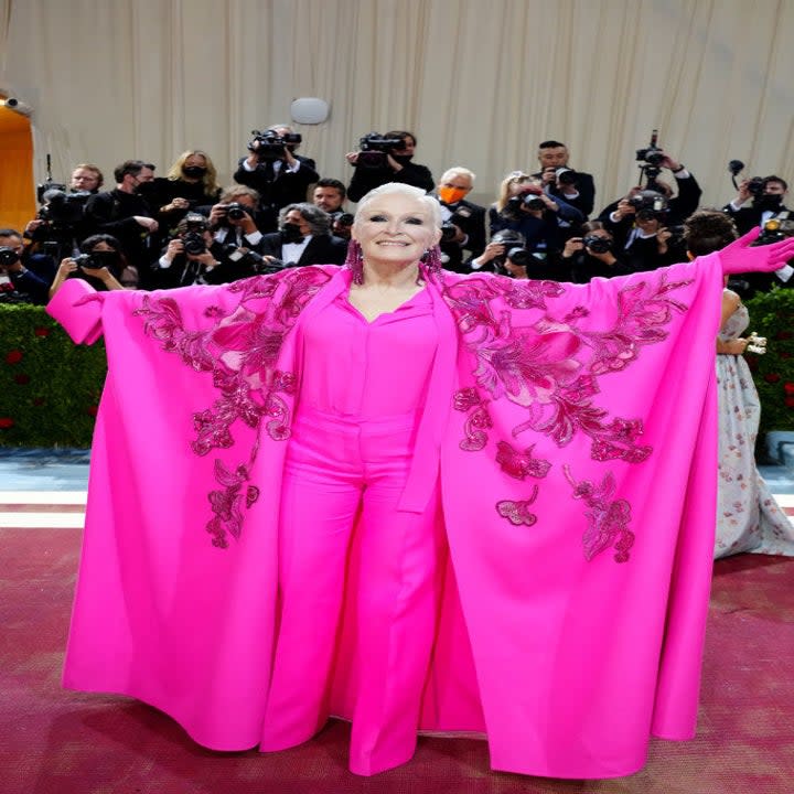 Glenn Close at the 2022 Met Gala