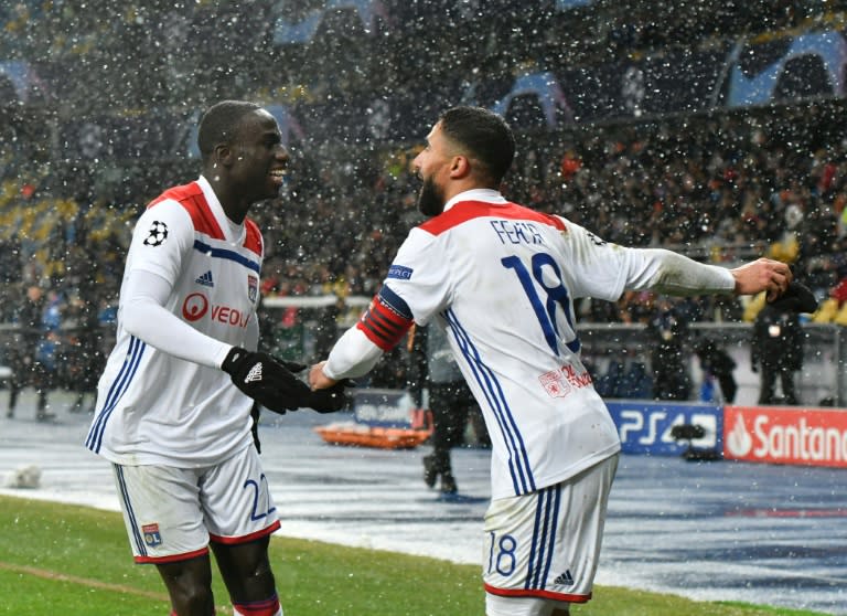 Nabil Fekir fired Lyon into the last 16 of the Champions League at Shakhtar Donetsk on Wednesday