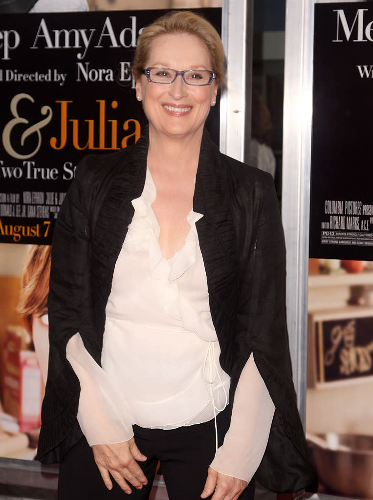 Julie and Julia NY Premiere 2009 Meryl Streep