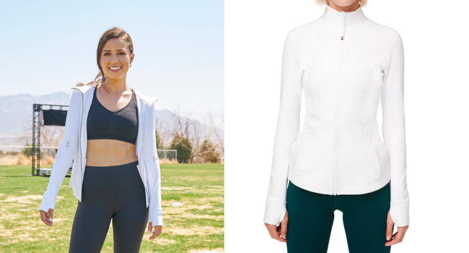 Lululuemon Define Jacket in White (Photos via Getty & Lululemon)