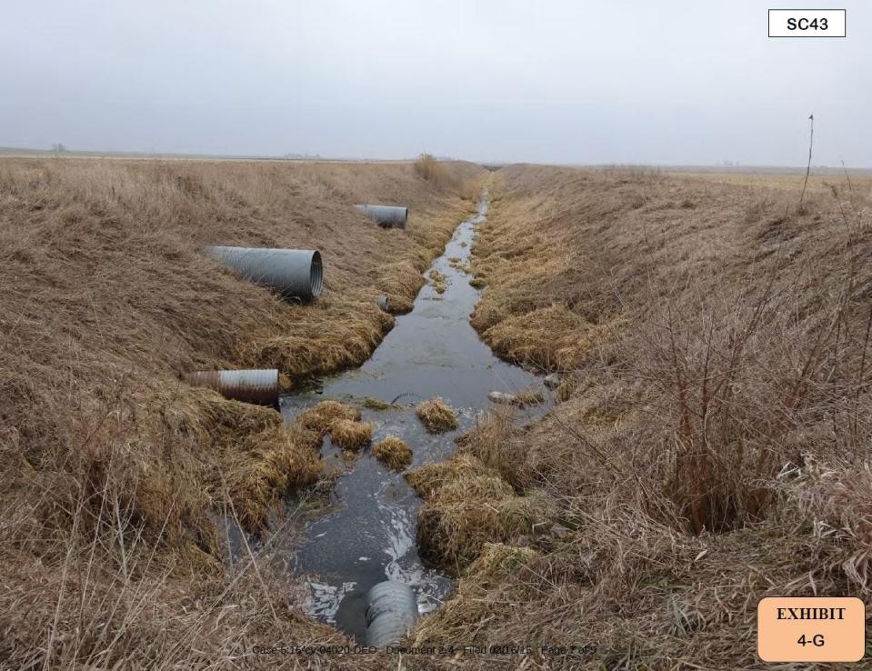 Pipes, tiling and ditches make up an Iowa drainage district in Sac County, as depicted in photos filed by Des Moines Water Works with a since-dismissed complaint in federal court.