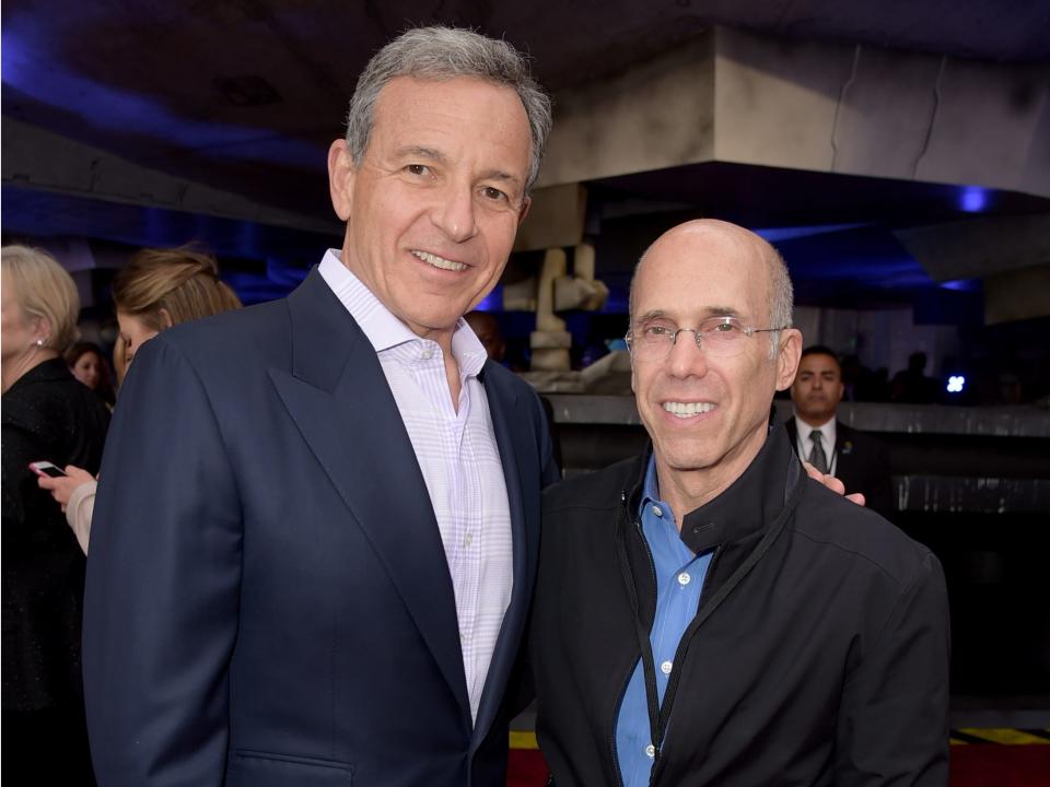 Bob Iger Jeffrey katzenberg