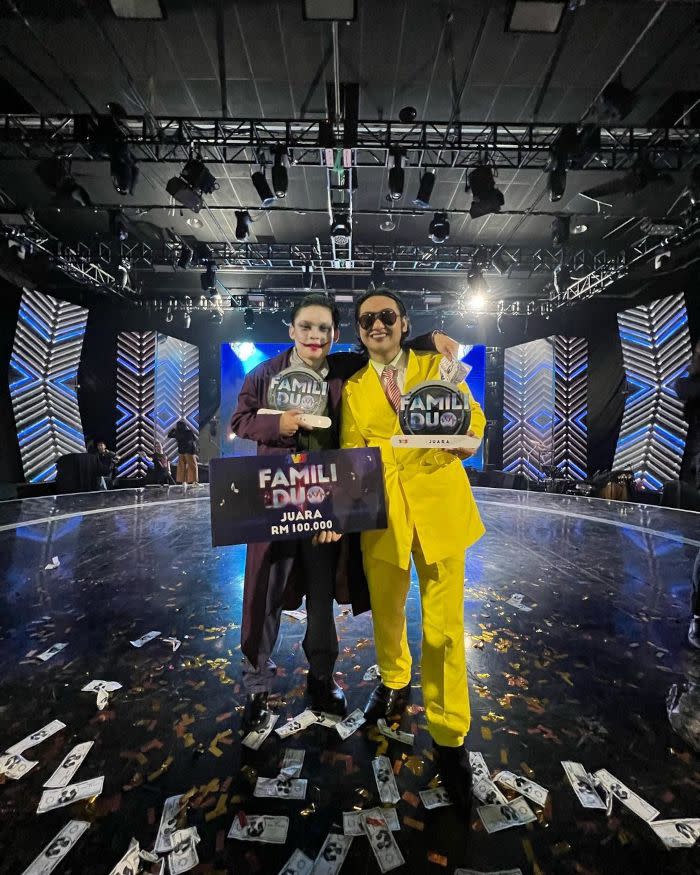 Zaki and his brother won 'Famili Duo' last month