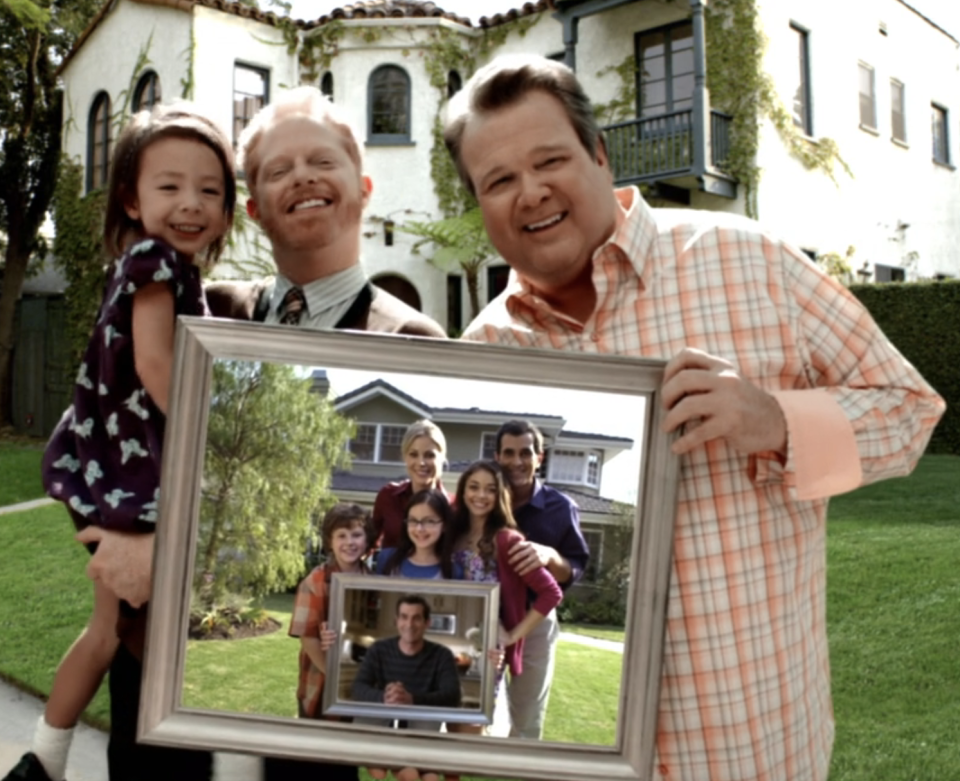 Screenshot from "Modern Family"