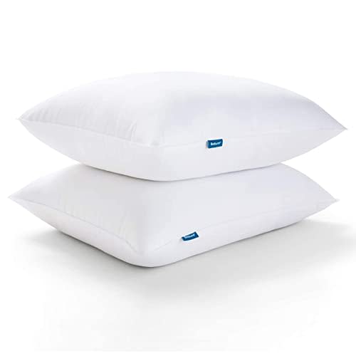 BEDSURE Pillows Queen Size Set of 2 - Queen Pillows 2 Pack Down Alternative Hotel Quality Bed Pillows for Sleeping Soft and Supportive Pillows for Side and Back Sleepers