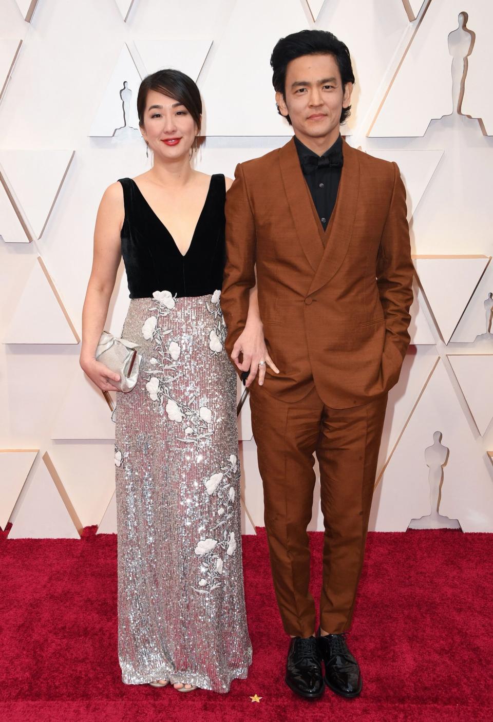 Kerri Higuchi and John Cho