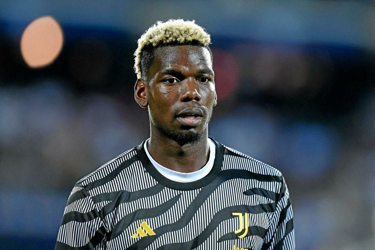 Le footballeur français Paul Pogba a été contrôlé positif à la testostérone lors d'un test antidopage en Italie.  - Credit:GIUSEPPE MAFFIA / NurPhoto / NurPhoto via AFP