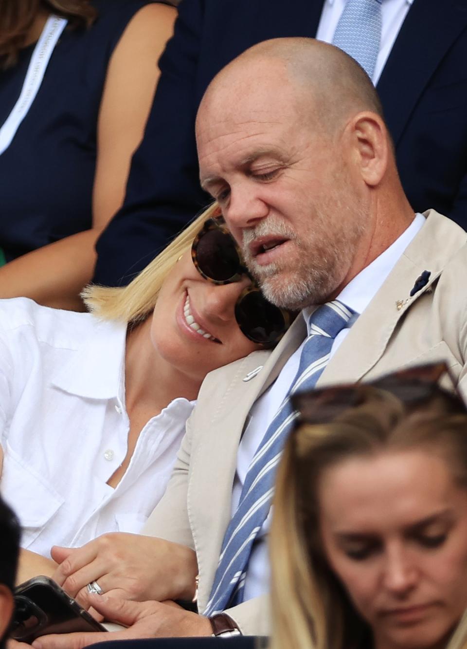 Cuddling up at Wimbledon