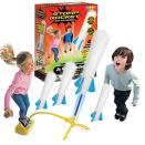 <p><strong>Stomp Rocket</strong></p><p>amazon.com</p><p><strong>$14.99</strong></p><p><a href="https://www.amazon.com/dp/B00000K3BR?tag=syn-yahoo-20&ascsubtag=%5Bartid%7C2089.g.39507276%5Bsrc%7Cyahoo-us" rel="nofollow noopener" target="_blank" data-ylk="slk:Shop Now;elm:context_link;itc:0;sec:content-canvas" class="link ">Shop Now</a></p><p>Whoever launches the rockets the farthest wins — yes, this will devolve into absolute chaos, but that's the fun of it. Stomp rockets are pure joy, and every kid who has one loves them. It's a junior lesson in physics that they won't soon forget. You should note, the neon color of these look pretty amazing at sunset.</p>