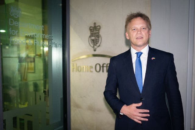 Grant Shapps replaced Ms Braverman as Home Secretary (Stefan Rousseau/PA)