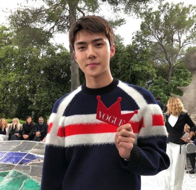 EXO Member Sehun is Louis Vuitton Resort 2019's Best Dressed Man