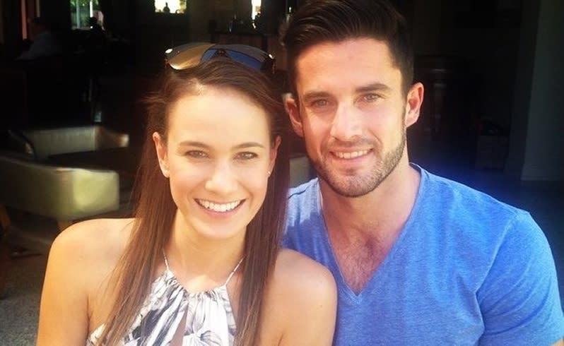 Alana Wilkie and boyfriend Chris Billings. Picture: Chris Billings/ Instagram