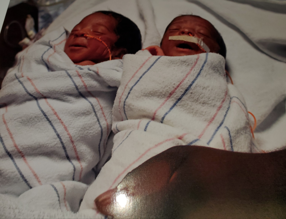 Tyrese Garvin, 20, had just finished visiting his newborn twins at the Louisville hospital when he was shot Sunday.