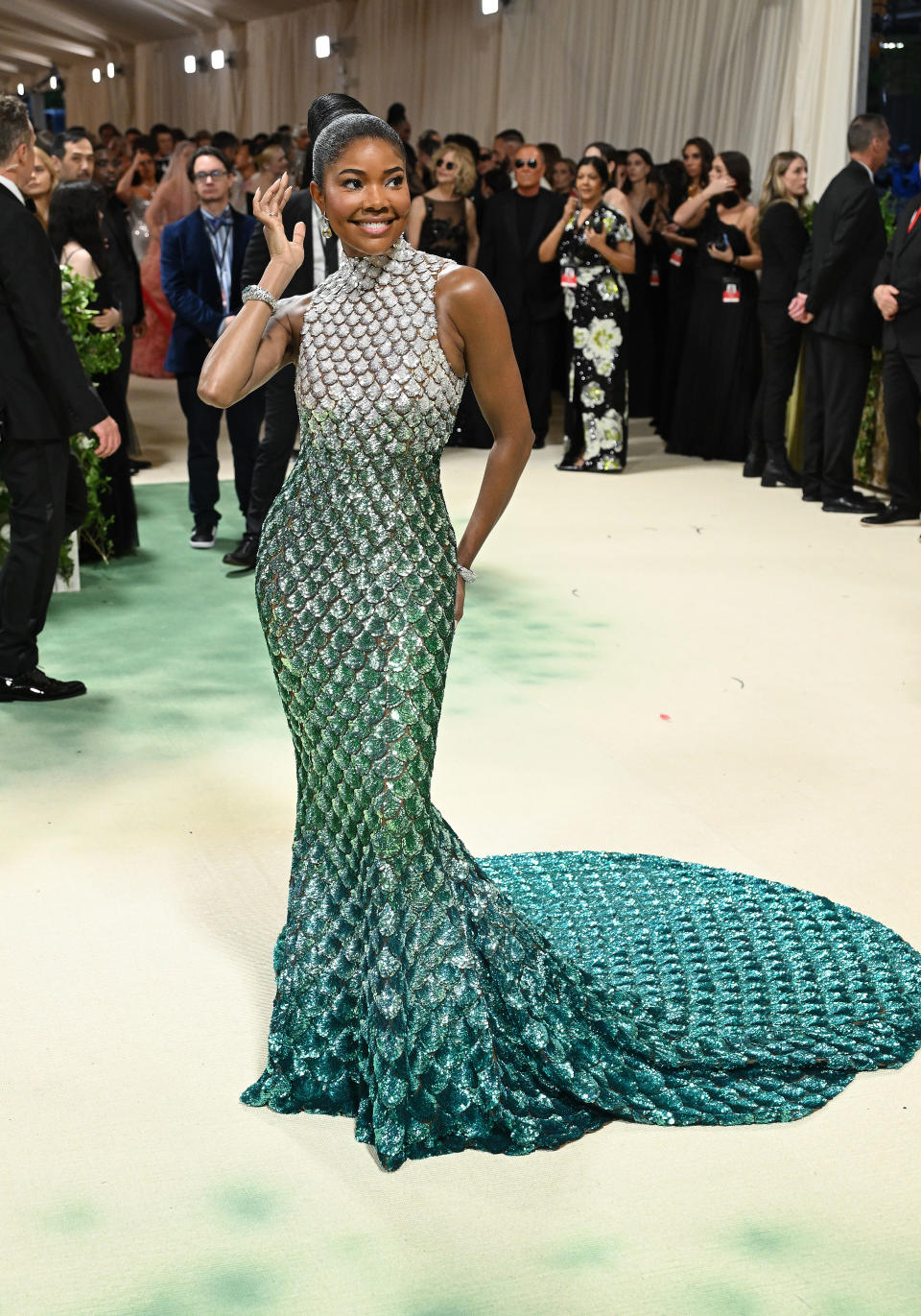 Gabrielle Union at the 2024 Met Gala: "Sleeping Beauties: Reawakening Fashion" held at The Metropolitan Museum of Art on May 6, 2024 in New York City. (Photo by Gilbert Flores/Variety via Getty Images)