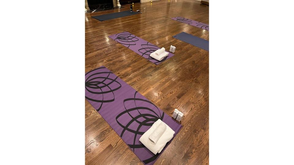 Yoga class at the Wedgewood Hotel & Spa
