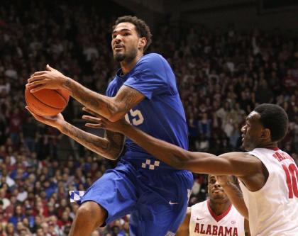 Kentucky's Willie Cauley-Stein drives for a shot during a win over Alabama. (USAT)