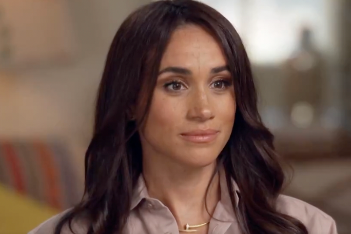 Meghan and Harry are supporting a new initiative for parents who have lost their children to suicide. (CBS Sunday Morning / X)