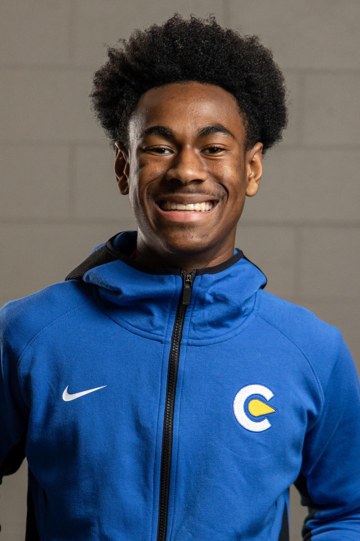 Xaiden Easter, Classen SAS boys soccer, is pictured at Media Day in Oklahoma City on Wednesday, Feb. 8, 2023.
