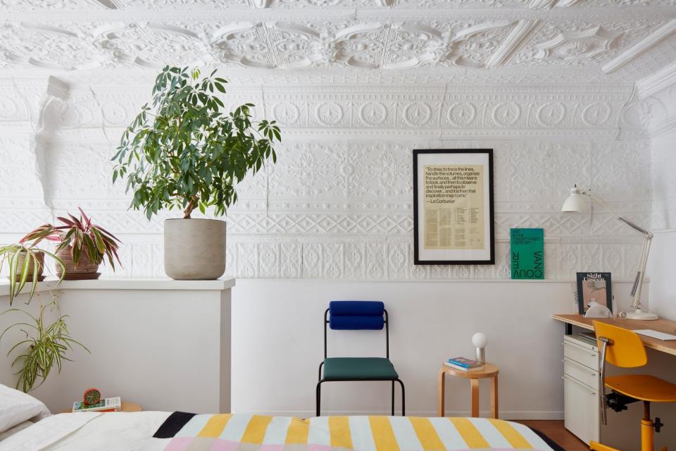 <cite class="credit"><a href="https://www.architecturaldigest.com/story/in-a-former-italian-restaurant-sophie-lou-jacobsen-crafted-an-eclectic-apartment?mbid=synd_yahoo_rss" rel="nofollow noopener" target="_blank" data-ylk="slk:In a Former Italian Restaurant, Sophie Lou Jacobsen Crafted an Eclectic Apartment;elm:context_link;itc:0;sec:content-canvas" class="link ">In a Former Italian Restaurant, Sophie Lou Jacobsen Crafted an Eclectic Apartment</a>. William Geddes</cite>