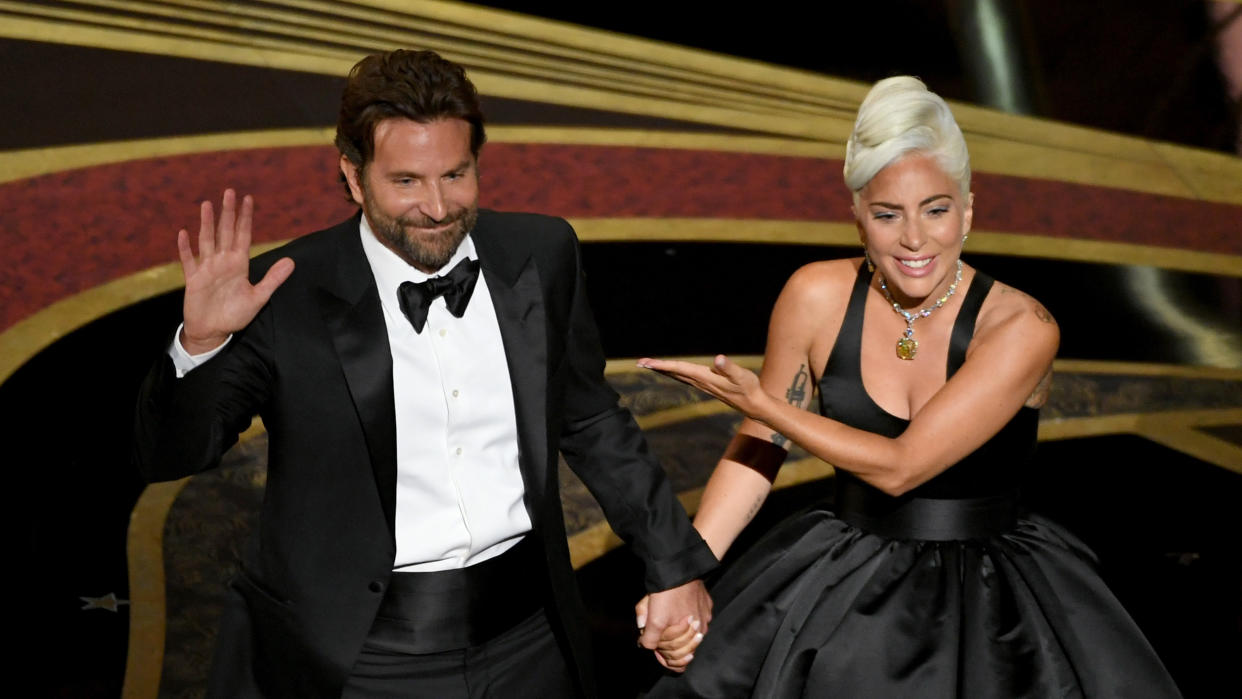 Bradley Cooper and Lady Gaga perform onstage during the 91st Annual Academy Awards at Dolby Theatre on February 24, 2019 in Hollywood, California.