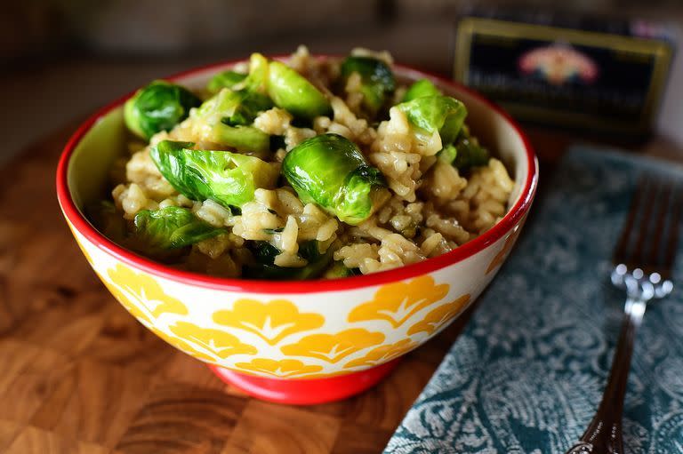 Risotto with Brussels Sprouts and Browned Butter