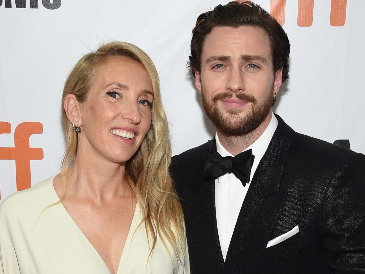 sam and aaron taylor johnson in september 2018