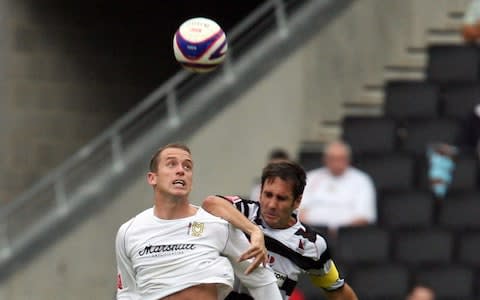 A younger Wilbraham playing for MK Dons in 2007 - Credit: PA