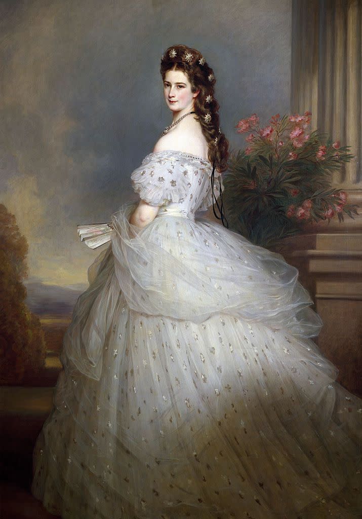 empress elizabeth of austria and bavaria by franz xavier winterhalter