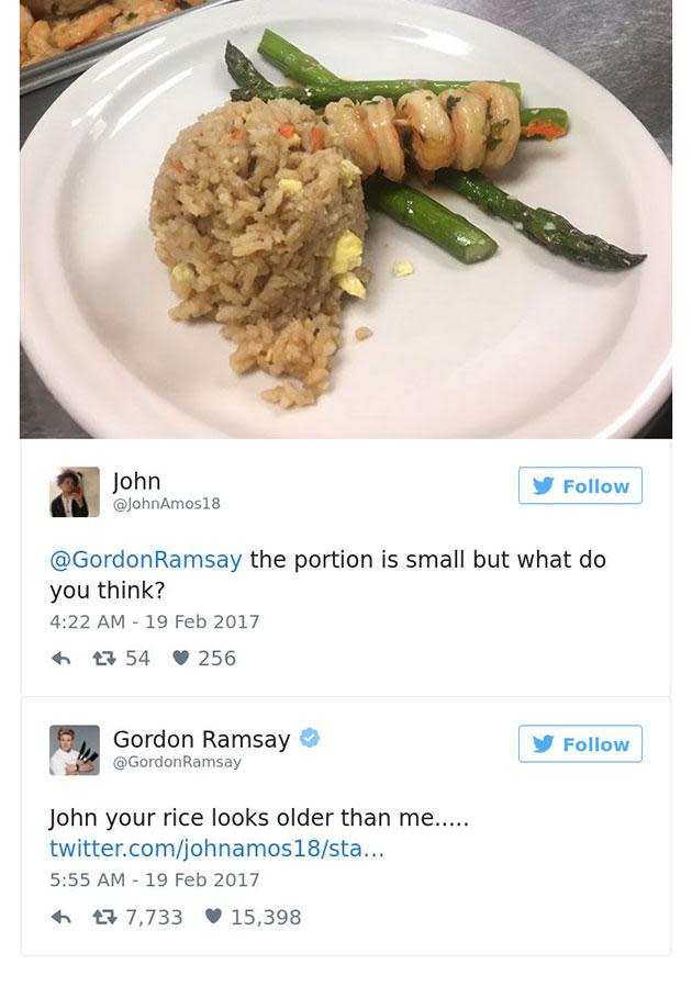 The most savage Gordon Ramsay tweets