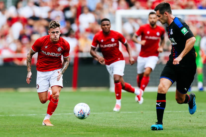 Sammie Szmodics in action against Crystal Palace during pre-season in the summer of 2019 -Credit:Rogan/JMP