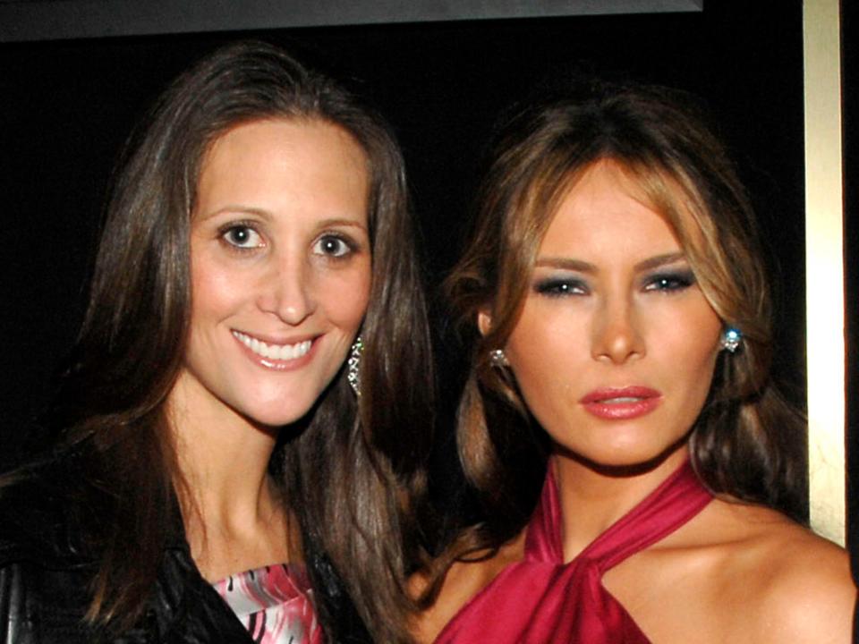 Stephanie Wolkoff (pictured left) and Melania Trump have known each other for nearly 20 years Patrick McMullan via Getty