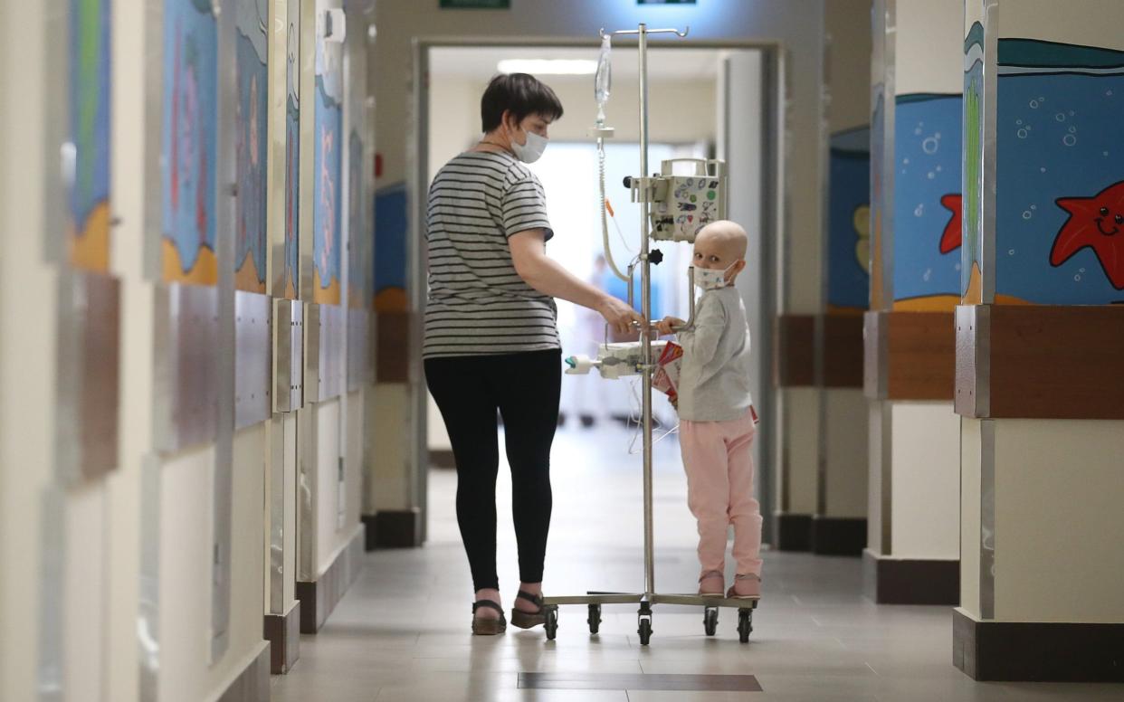 Some paediatric cancer units were even forced to close for periods during Covid-19 - Valery Sharifulin/TASS 