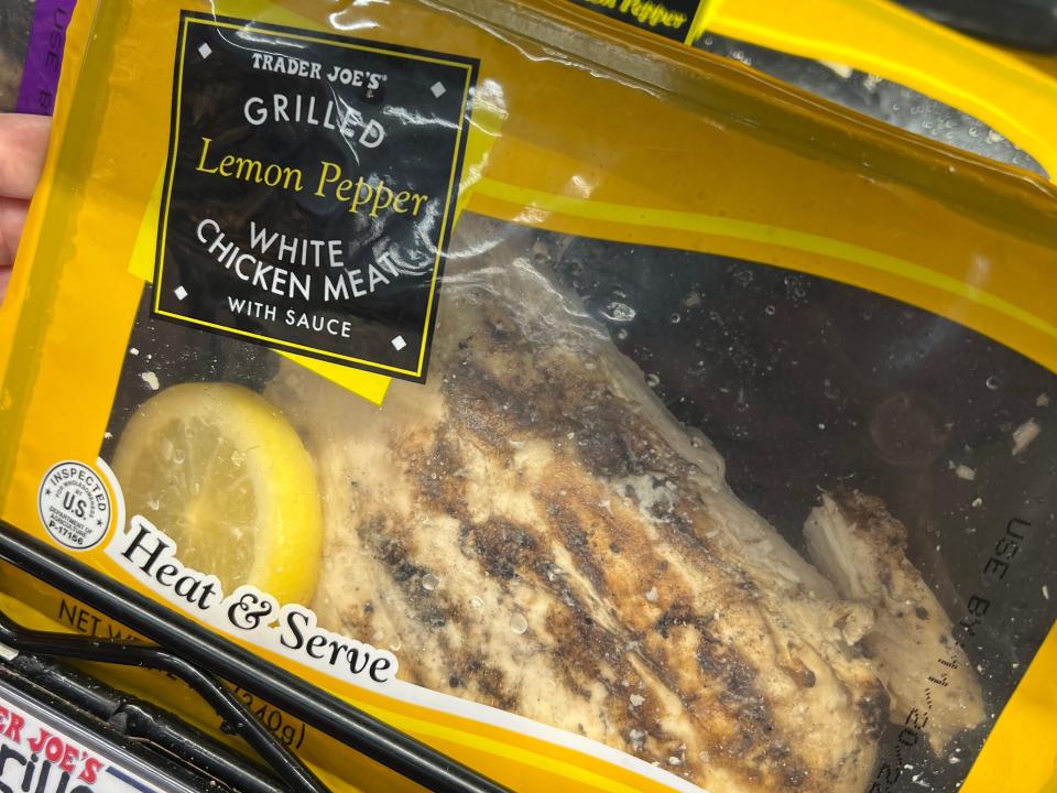 Trader Joe's grilled lemon-pepper chicken