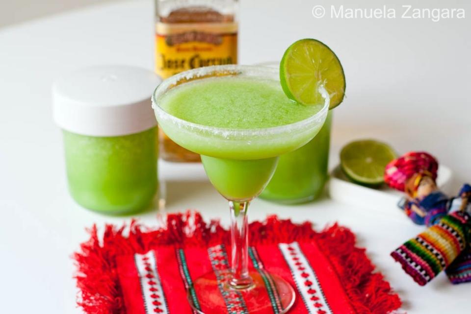 <p>Manu's Menu</p><p>Learn how to make some delicious make-ahead margaritas that will allow you to enjoy the fiesta with your friends. Get the recipe <a href="http://www.manusmenu.com/make-ahead-frozen-margaritas" rel="nofollow noopener" target="_blank" data-ylk="slk:HERE;elm:context_link;itc:0;sec:content-canvas" class="link ">HERE</a>.</p>