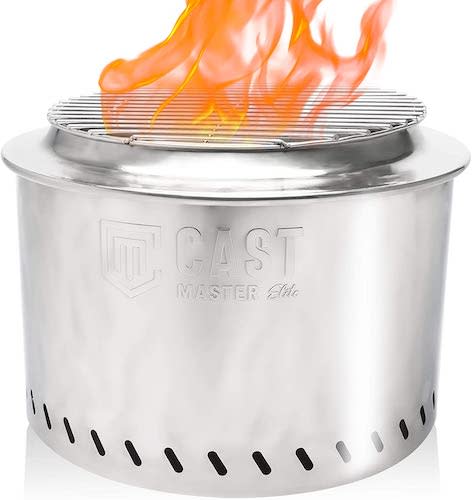 Elite Bon 2000 Dual Purpose Smokeless Bonfire/Grill on white background