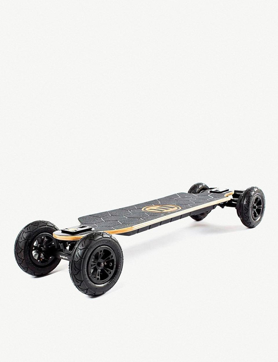 76) Evolve Bamboo GTX electric skateboard