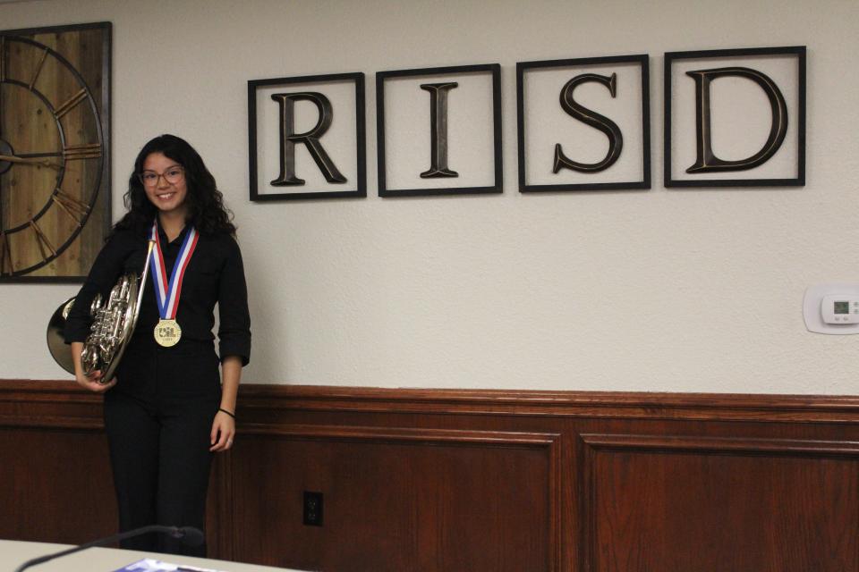 Robstown ISD student Sonya Tobias earned an Outstanding Performer designation at the UIL Texas State Solo-Ensemble Contest in May 2022.