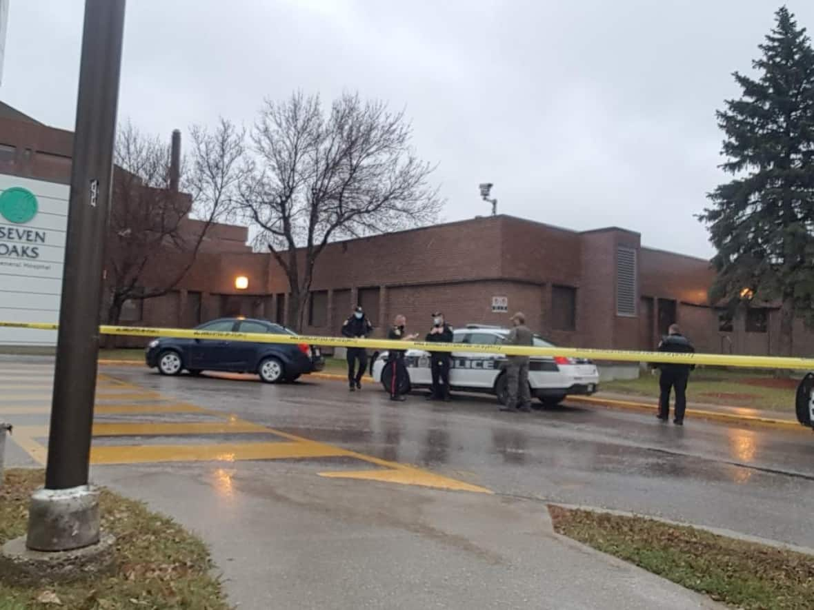 An assault at Seven Oaks General Hospital left a staff member in serious condition, a spokesperson for the Winnipeg Regional Health Authority said Wednesday. Police say they now believe the same man is linked to that stabbing and two homicides — one in southern Manitoba and one in Winnipeg. (Darin Morash/CBC - image credit)