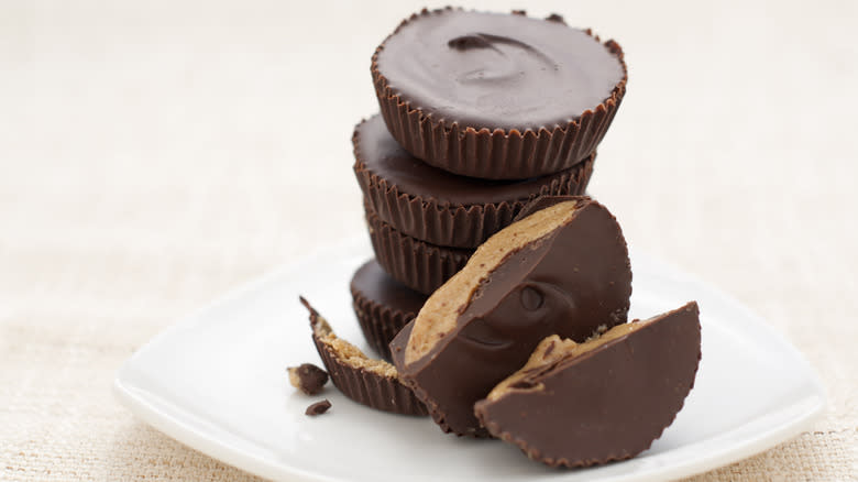 Homemade peanut butter cups chocolate